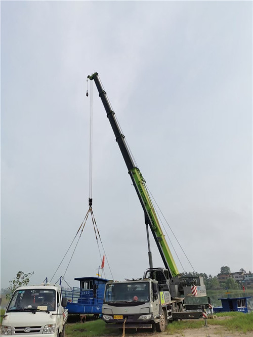 宣化区桥梁建设吊装案例